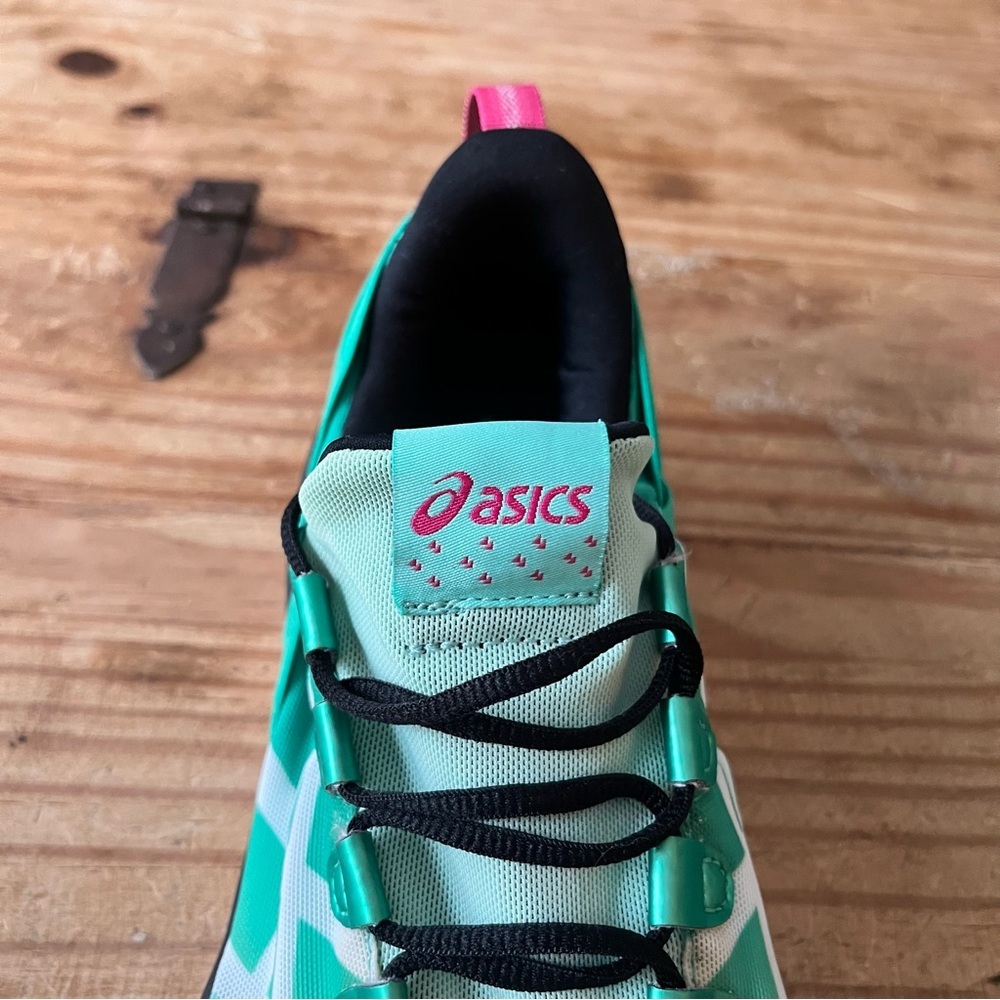 Asics Women’s NWT Gel-Fit Sana Cross Training Running Shoe Size 10 Green Pink - Picture 4 of 16